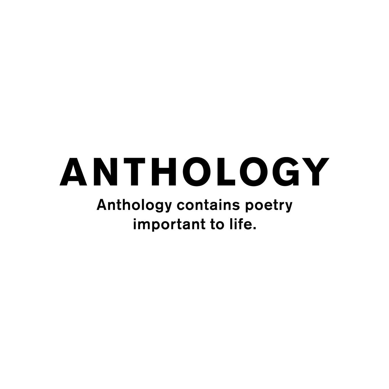 ANTHOLOGY