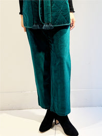 VELVET FRILL PANTS