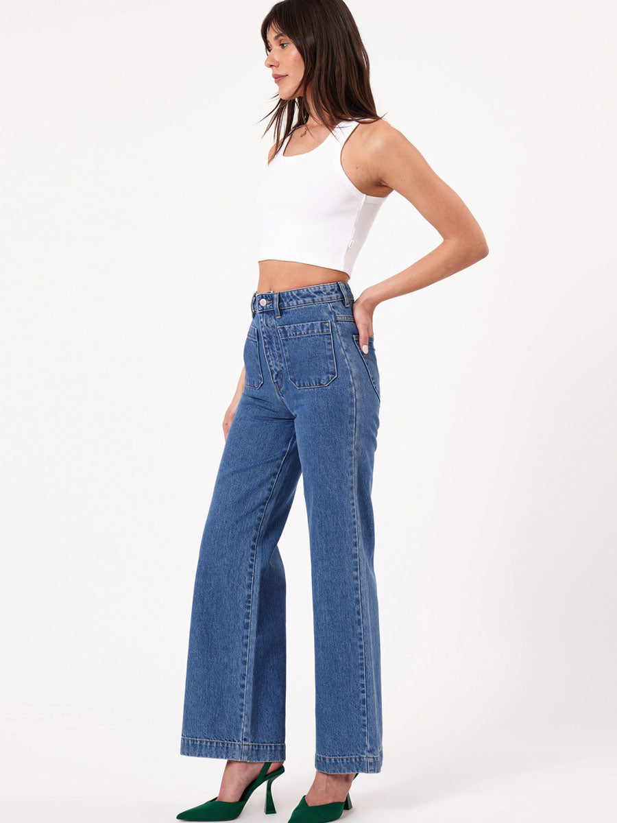 【ROLLA'S】SAILOR JEAN ASHLEY BLUE