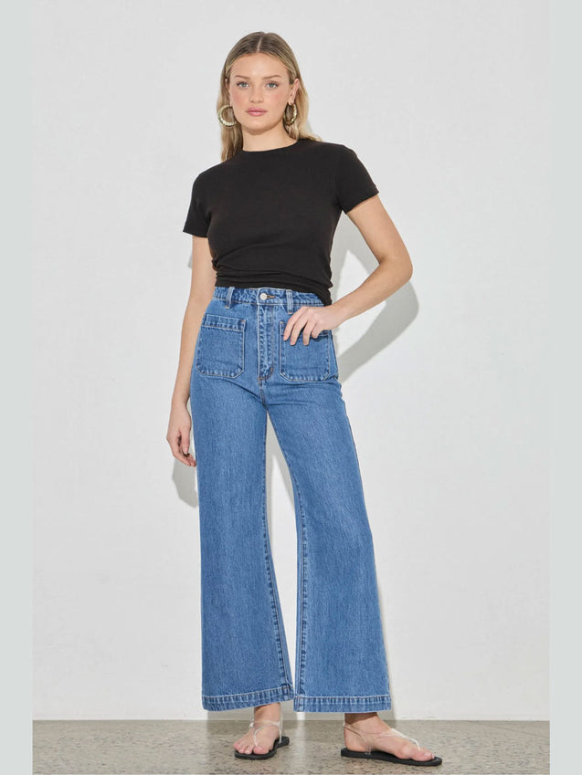 【ROLLA'S】SAILOR JEAN ASHLEY BLUE