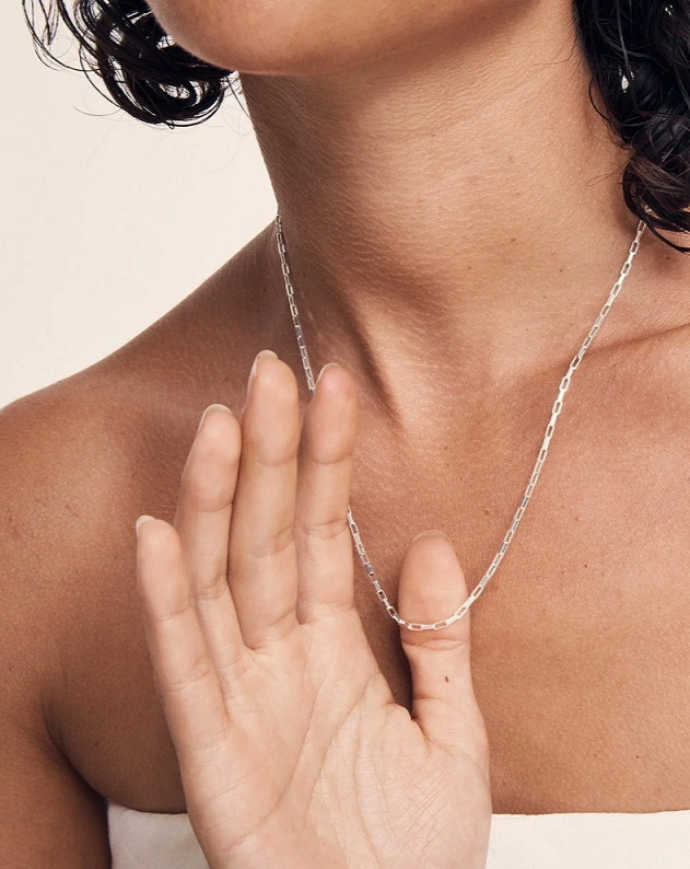 NERO CHAIN NECKLACE SILVER