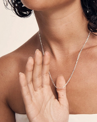 NERO CHAIN NECKLACE SILVER