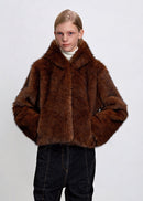 【HAVELESS】RAVI HOODED FAUX FUR JACKET