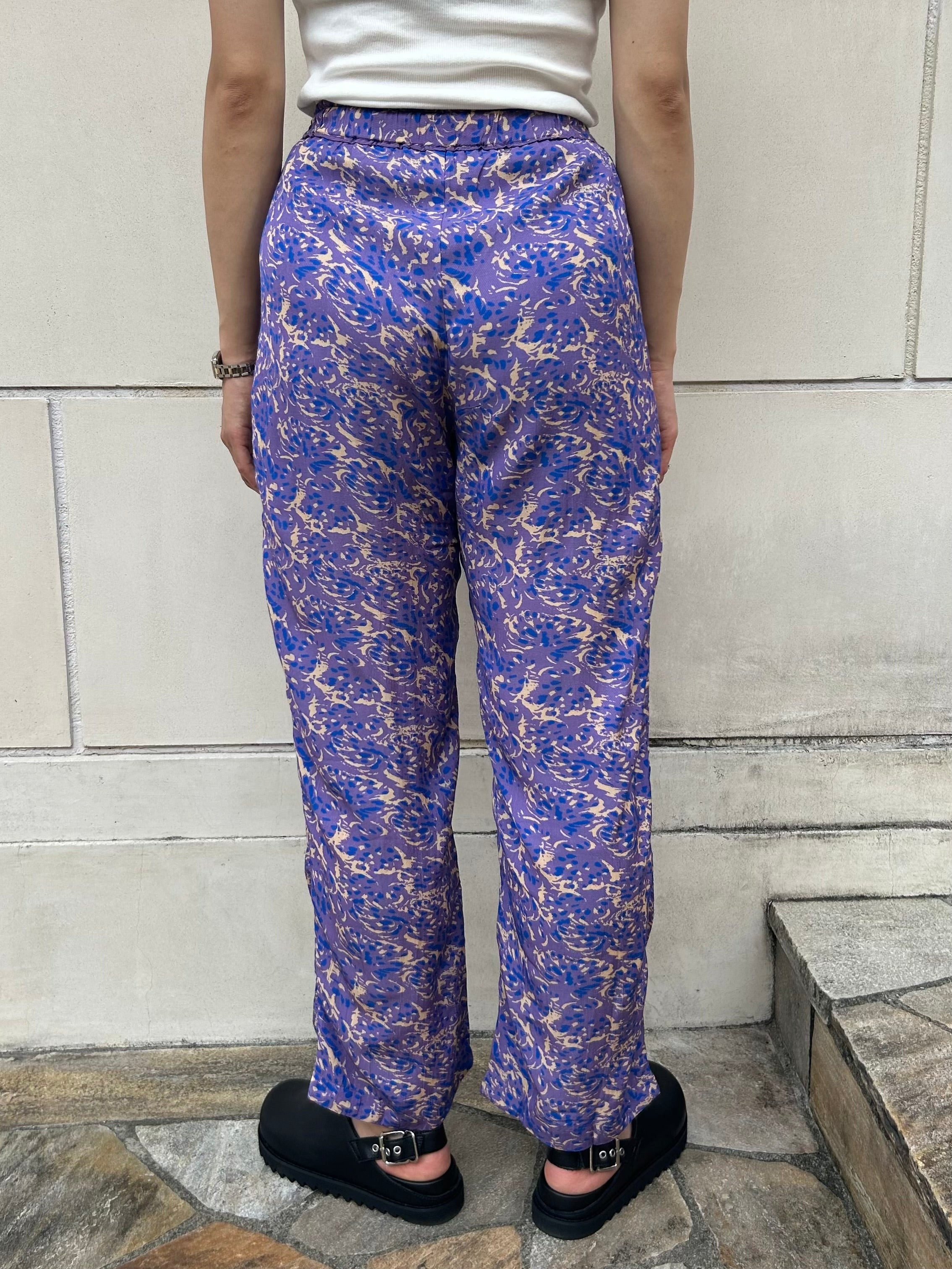 C.RAYON PRINT EASY PANTS