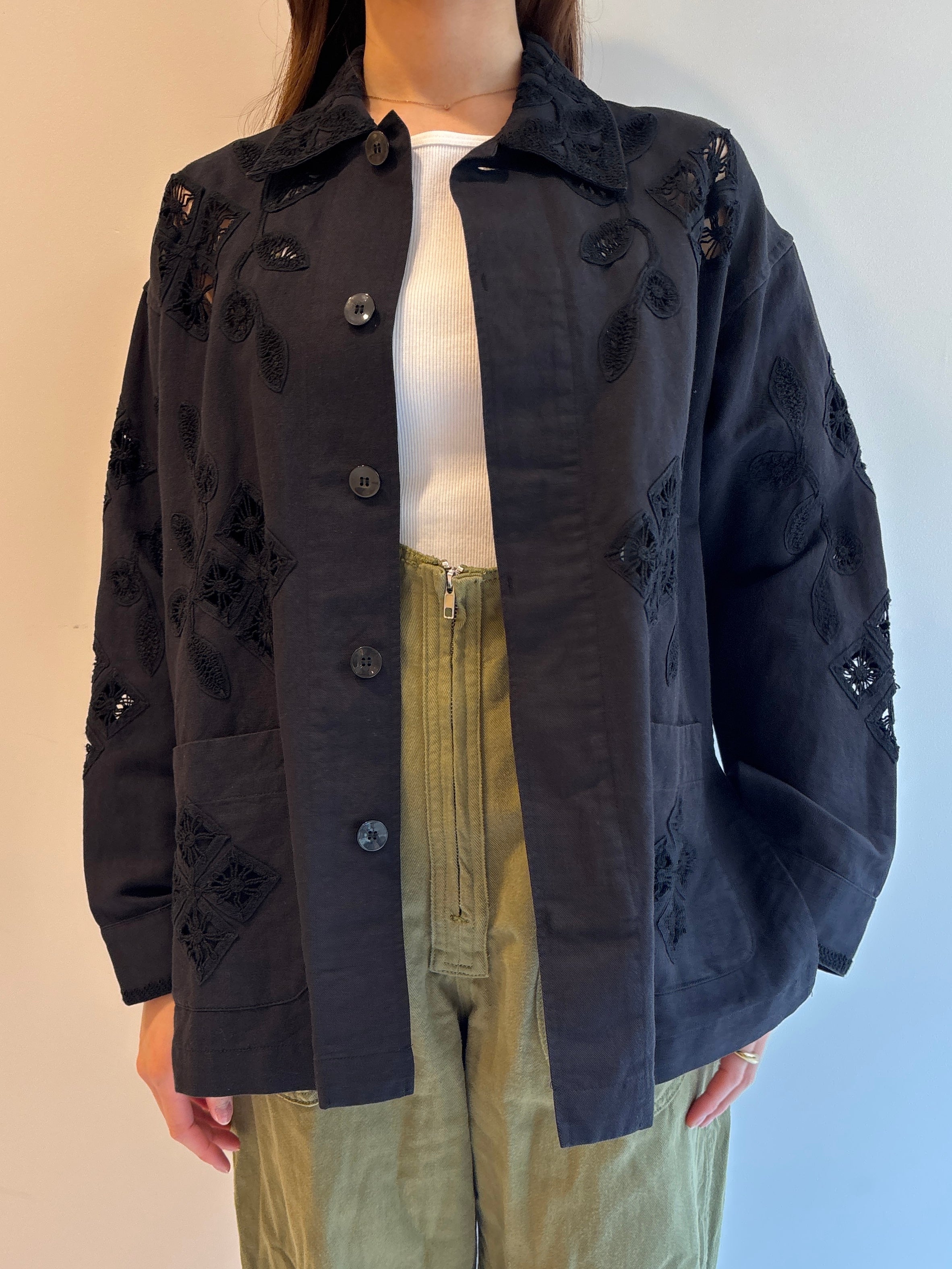 C.LINEN TAPE EMB C/W JK