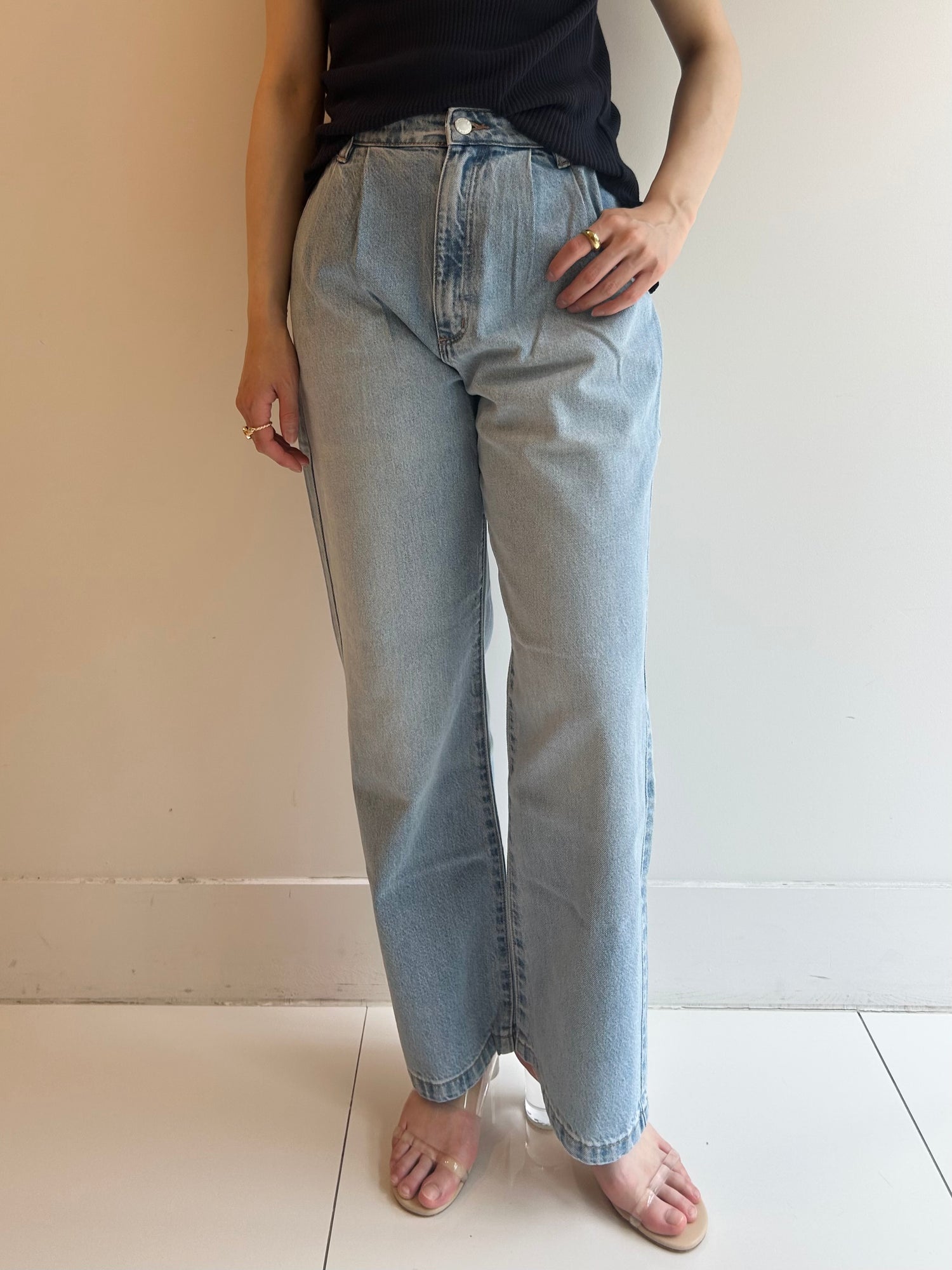 CHLOE PLEAT DENIM