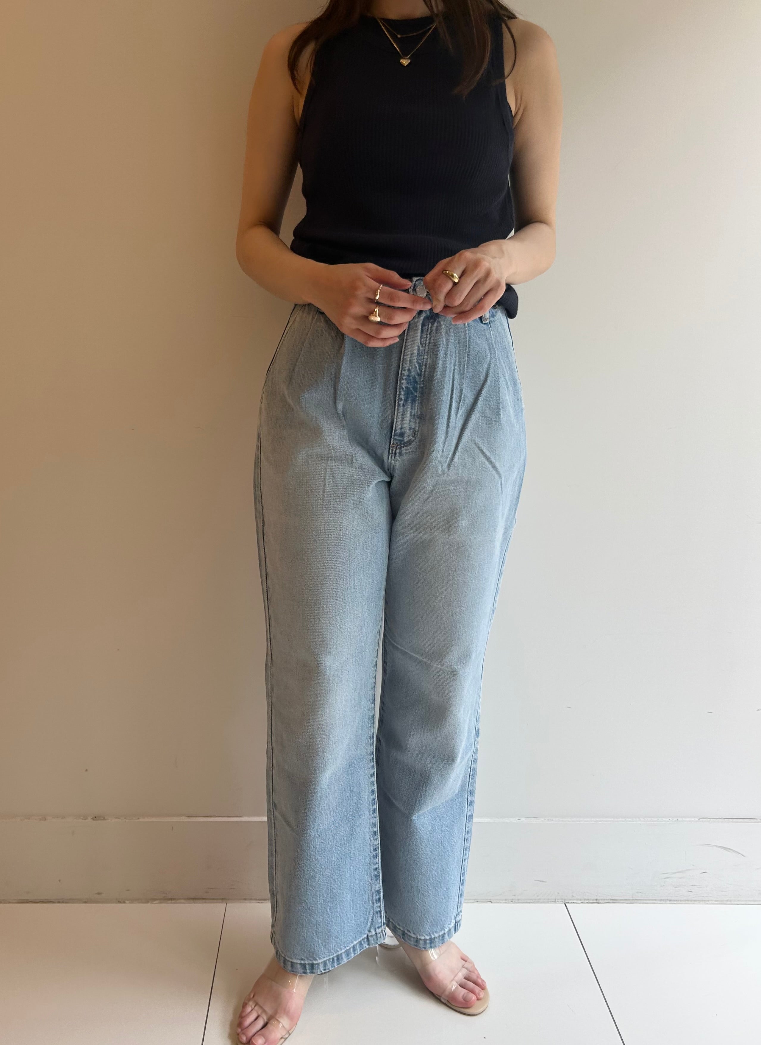 CHLOE PLEAT DENIM