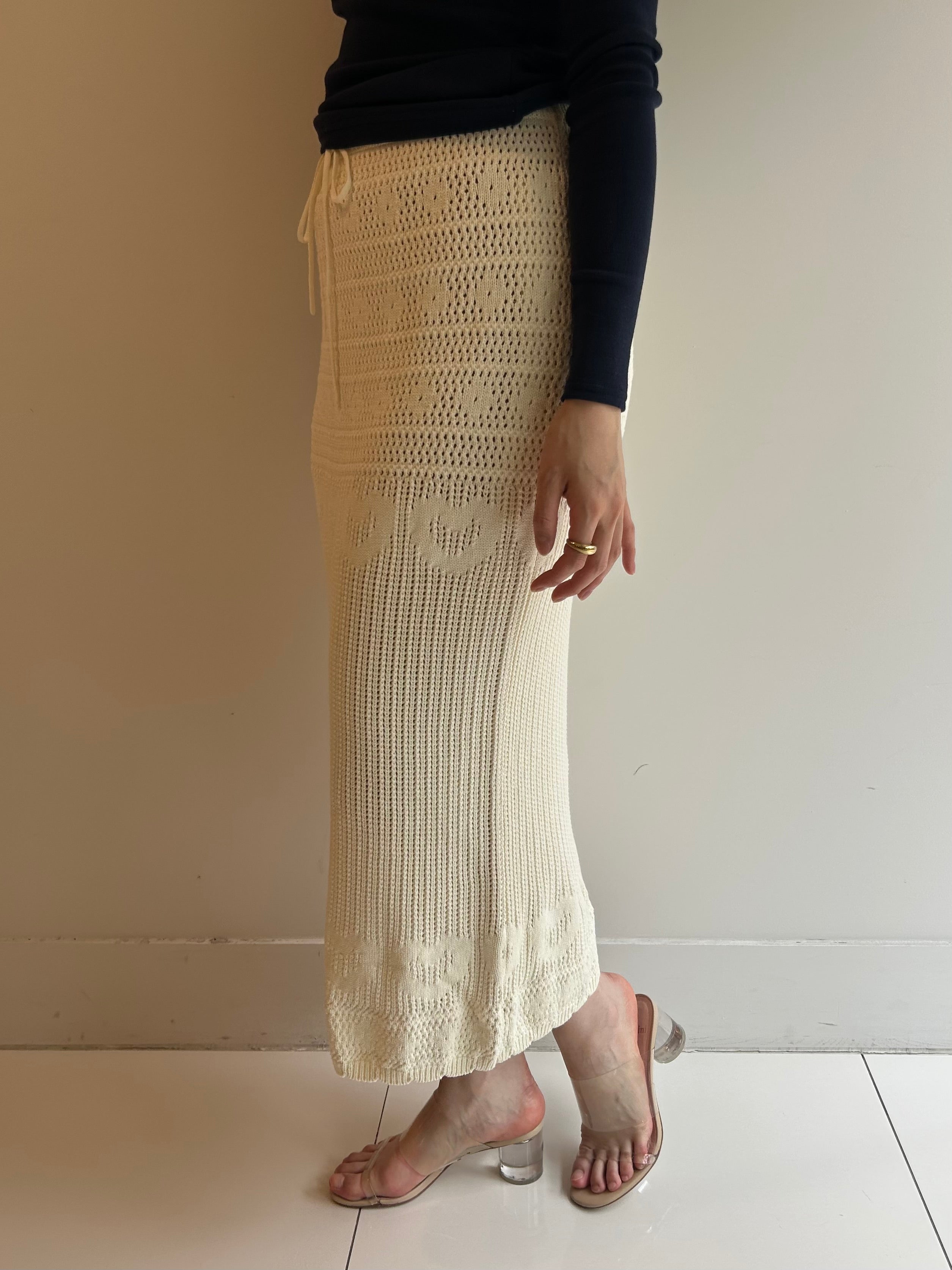 SLIP SKIRT KNIT