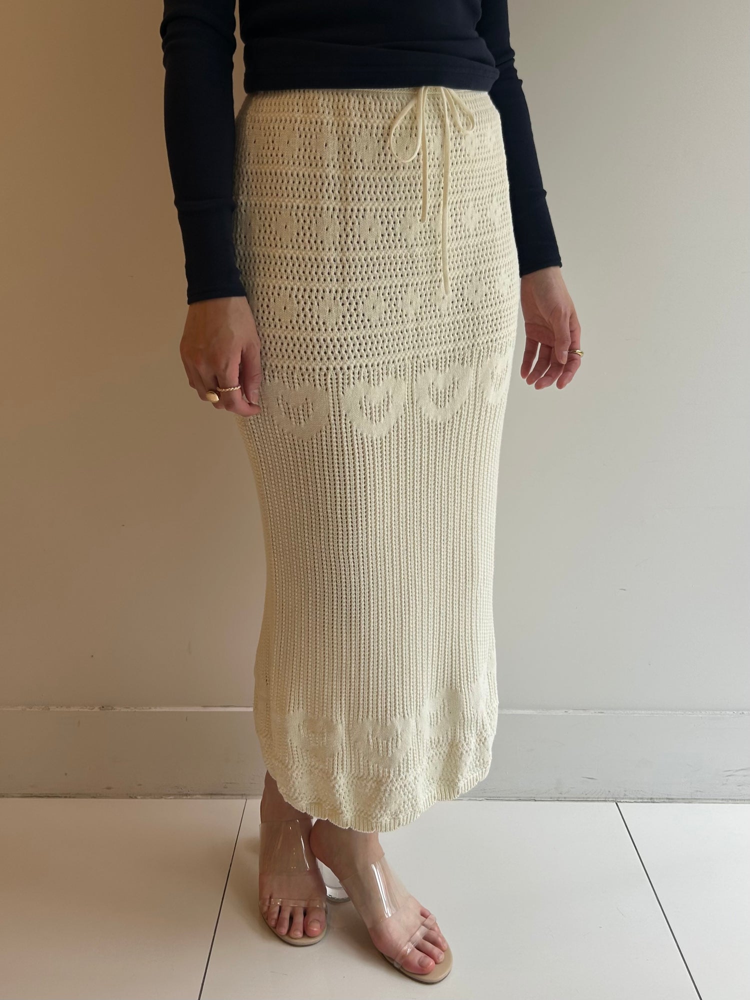 SLIP SKIRT KNIT