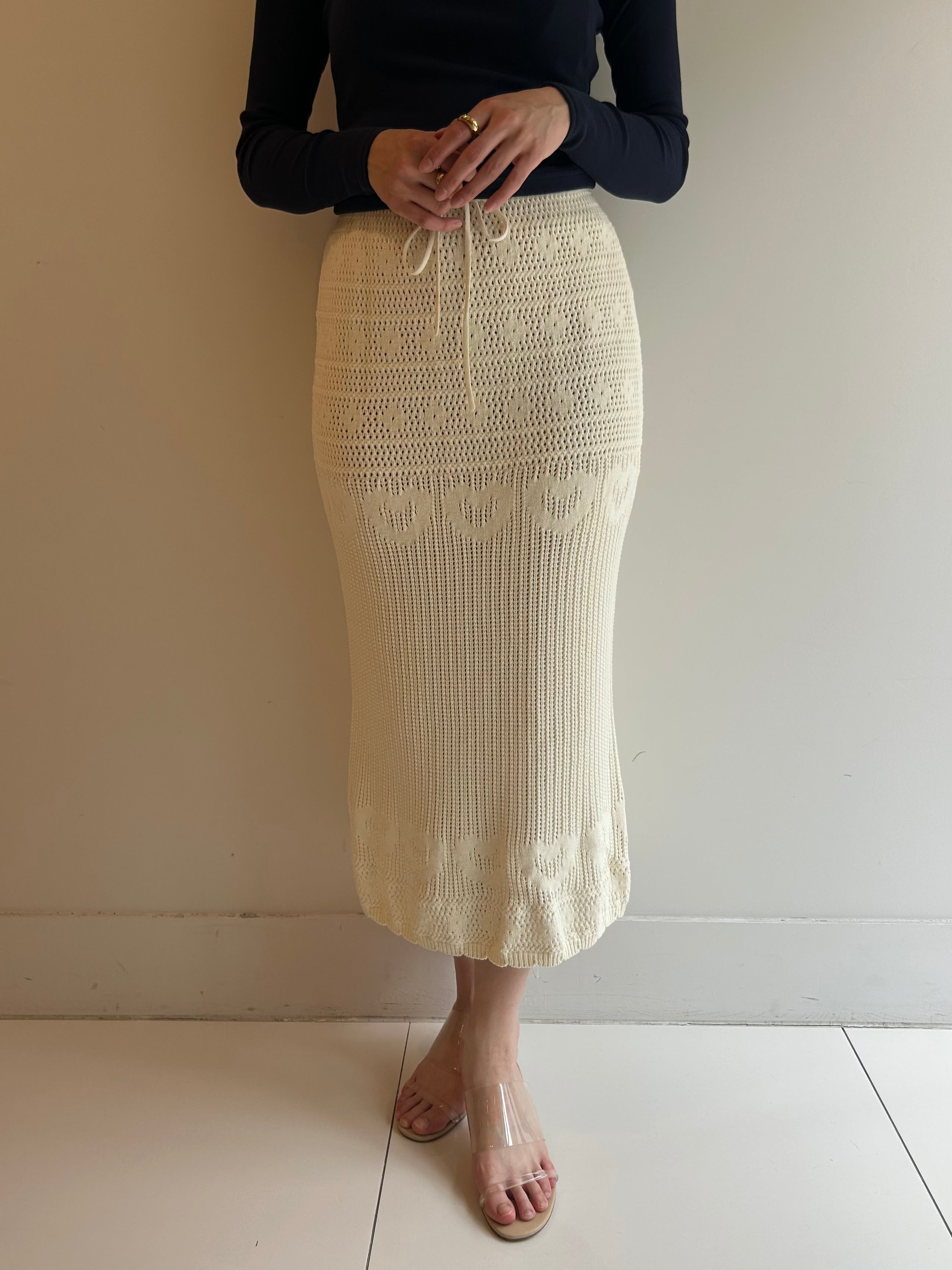 SLIP SKIRT KNIT