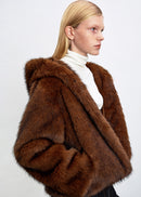 【HAVELESS】RAVI HOODED FAUX FUR JACKET