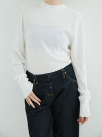 LOW RISE WIDE PANTS