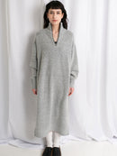 LS HALF ZIP DRESS