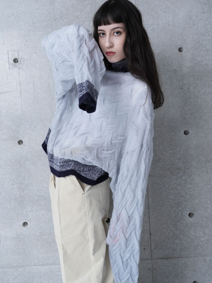 SUPER LONG SLV. SLIT TURTLE