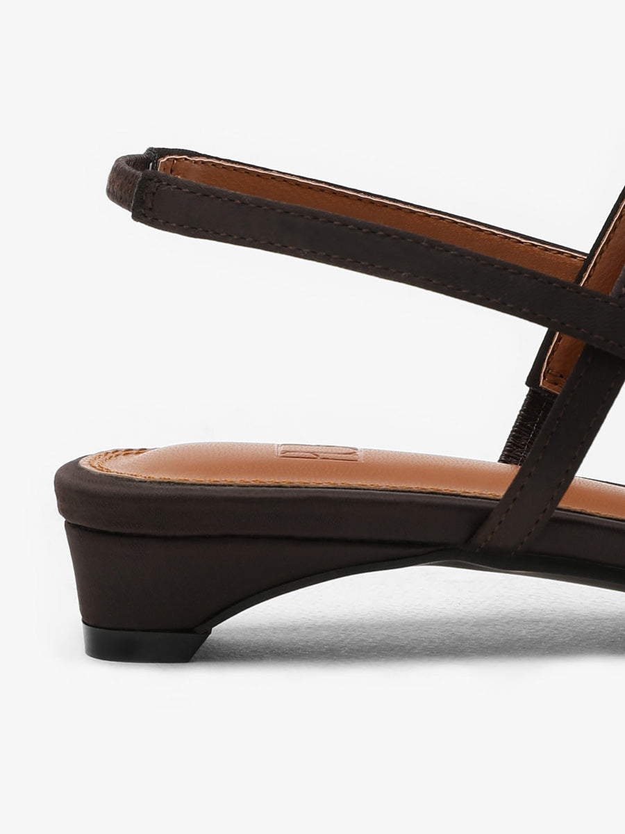 【EPURE】ETTE SATIN SLINGBACKS