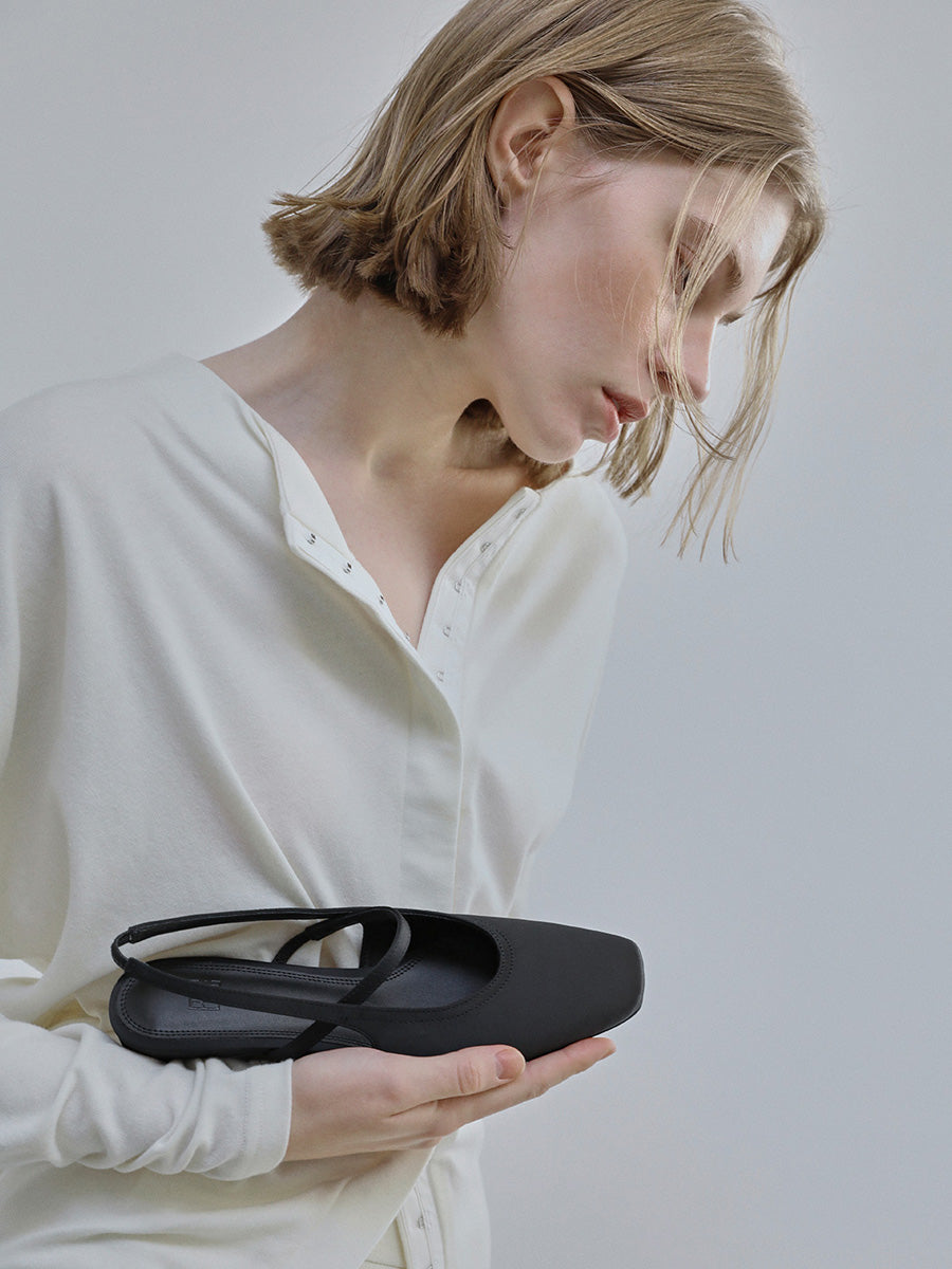 【EPURE】ETTE SATIN SLINGBACKS