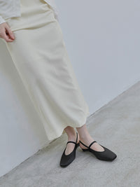 【EPURE】ETTE SATIN SLINGBACKS