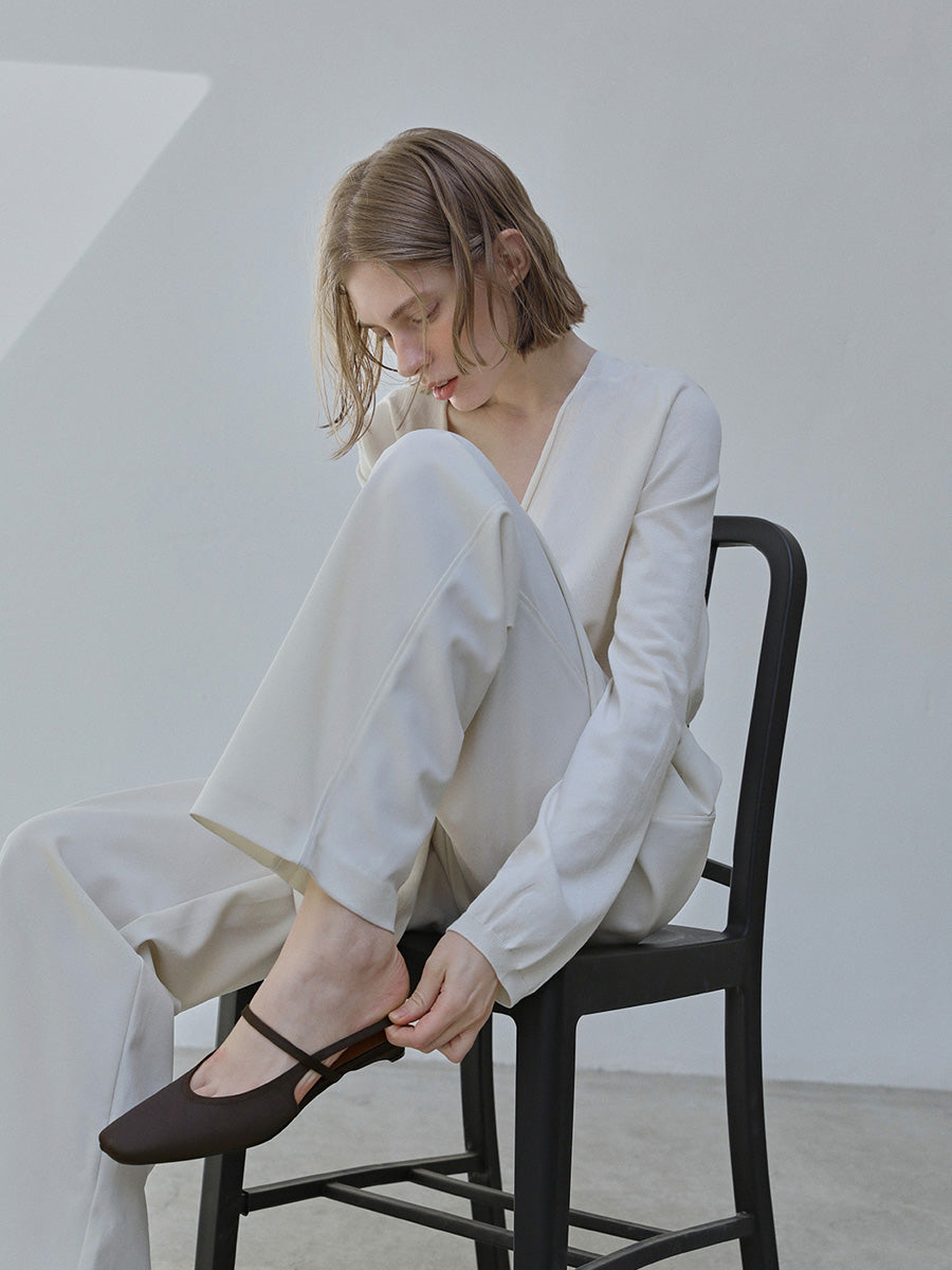 【EPURE】ETTE SATIN SLINGBACKS