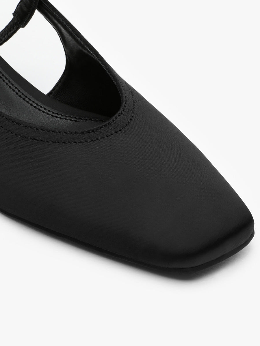 【EPURE】ETTE SATIN SLINGBACKS