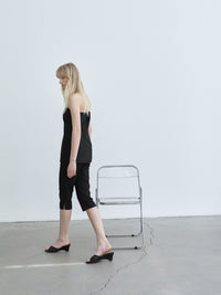 【EPURE】ROSI NET WEDGE MULES