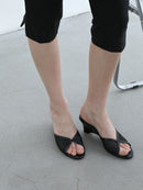 【EPURE】ROSI NET WEDGE MULES