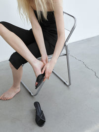 【EPURE】ROSI NET WEDGE MULES