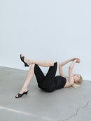 【EPURE】ROSI NET WEDGE MULES