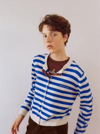 【GREEN BUTTER】MARINER PATCH CARDIGAN