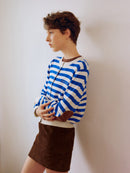 【GREEN BUTTER】MARINER PATCH CARDIGAN