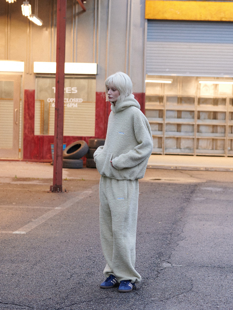【GREEN BUTTER】TEDDY WOOL PANTS