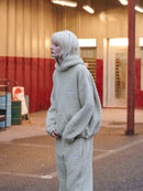 【GREEN BUTTER】TEDDY WOOL HOODIE