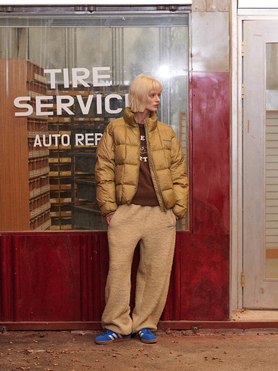 【GREEN BUTTER】TEDDY WOOL PANTS