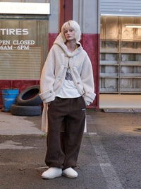 【GREEN BUTTER】TEDDY WOOL PANTS