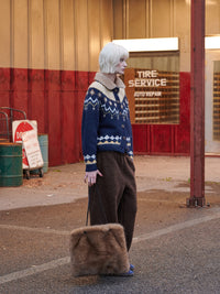 【GREEN BUTTER】TEDDY WOOL PANTS