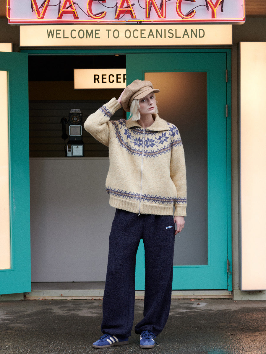【GREEN BUTTER】TEDDY WOOL PANTS
