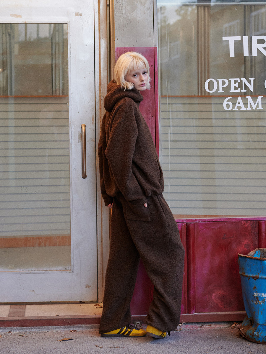【GREEN BUTTER】TEDDY WOOL PANTS
