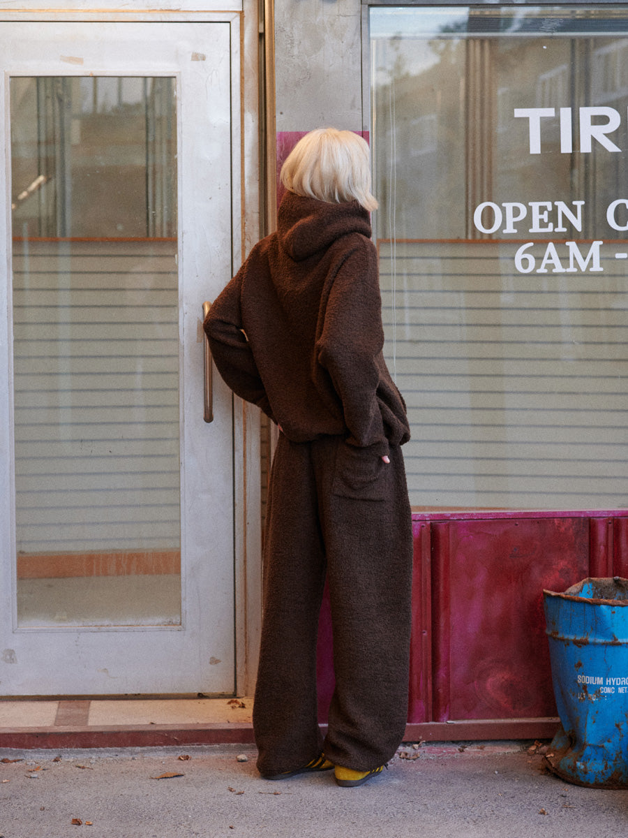 【GREEN BUTTER】TEDDY WOOL PANTS