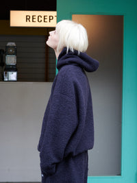 【GREEN BUTTER】TEDDY WOOL HOODIE