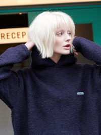 【GREEN BUTTER】TEDDY WOOL HOODIE