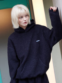 【GREEN BUTTER】TEDDY WOOL HOODIE