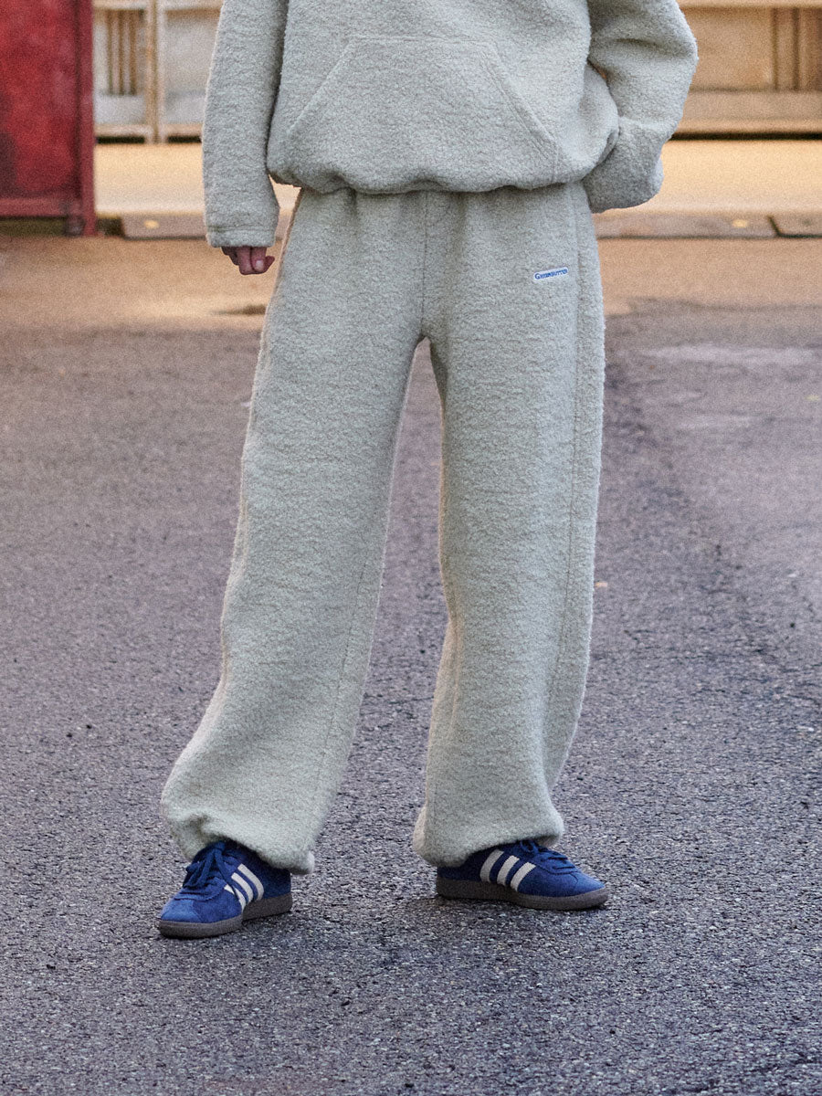 【GREEN BUTTER】TEDDY WOOL PANTS