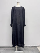 【ARCHIVE STANCE】CUPRO MAXI FRILL HEM DRESS