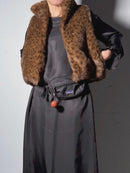 【ARCHIVE STANCE】FAKE FUR MINI VEST