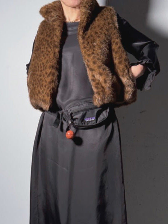 【ARCHIVE STANCE】FAKE FUR MINI VEST