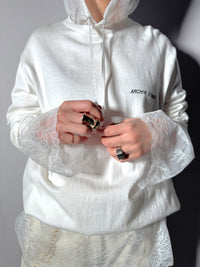 【ARCHIVE STANCE】LACE HOODIE