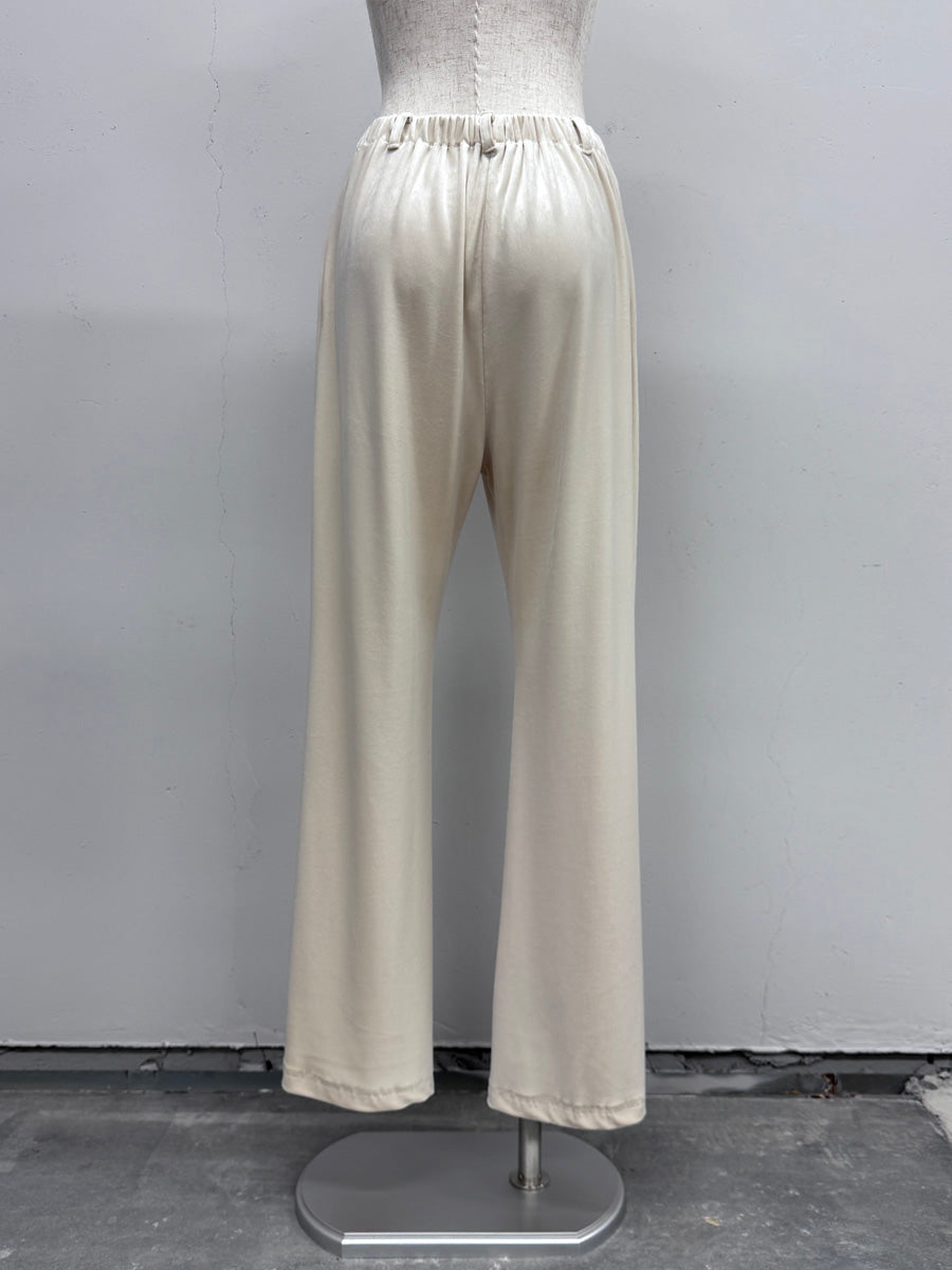 【ARCHIVE STANCE】VELOR RELAX PANTS