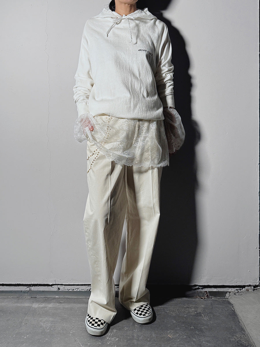 【ARCHIVE STANCE】LACE HOODIE