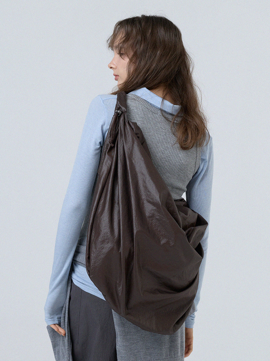 【ACOC】GLOSSY LARGE TANGLE TWIST BAG