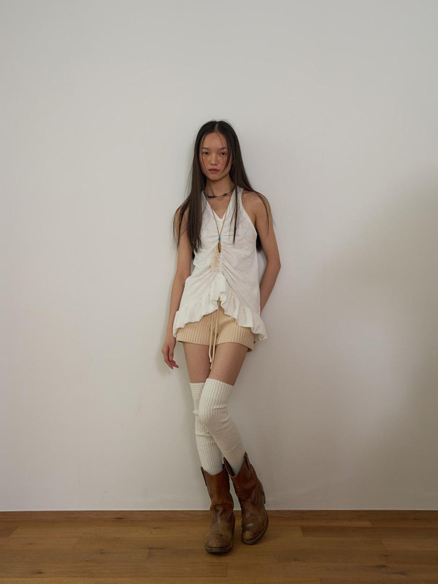 【OURSAALTY】EASY LAYERED SLEEVELESS