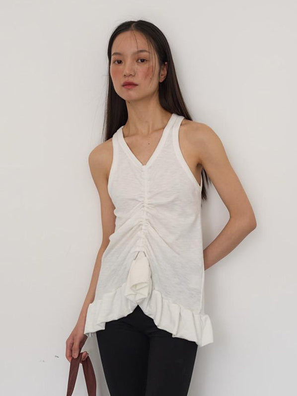 【OURSAALTY】EASY LAYERED SLEEVELESS
